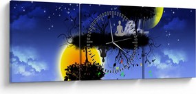 Kép - Az egyensúly tükröződése (órával) (90x30 cm)