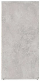 betonszürke szerelt fa tálalószekrény 160 x 36 x 75 cm