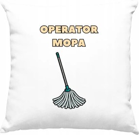 Felmosó párna Humoros fehér