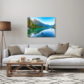 Üveg kép - Hintersee-tó (70x50 cm)