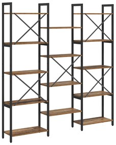 Könyvespolc Régi fa 156 x 25 x 167.5 cm Faanyag