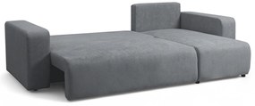 Avia Mini kinyitható sarokkanapé, univerzális állás - világosszürke Gerra 70 boucle
