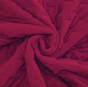 Bársony ágytakaró ASTRALIA, sötét rózsaszín Méret: 200 x 220 cm