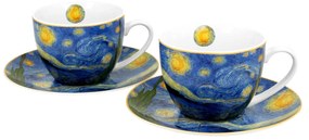 Porcelán teás csésze szett Van Gogh Csillagos éj 280 ml