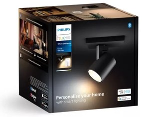 Philips - LED Dimmelhető spotlámpa Hue RUNNER 1xGU10/4,2W/230V + távirányító fekete