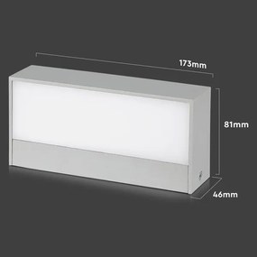 LED kültéri fali lámpa LED/9W/230V 4000K IP65