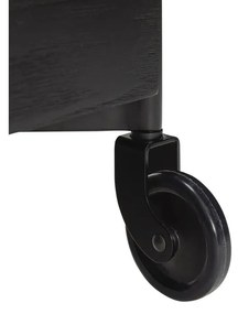 Kőrisfa kocsi kerekeken 42x37 cm Fresh - Hübsch