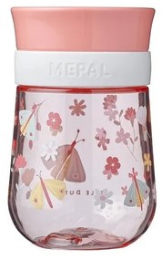 Világos rózsaszín tritán gyerek bögre 300 ml Flowers & butterflies – Mepal