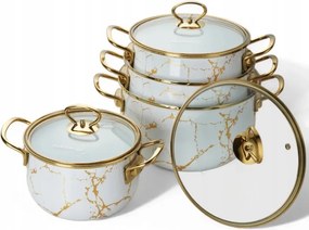 Zománcozott Edénykészlet Klasszikus 8 Db-os Masterpan