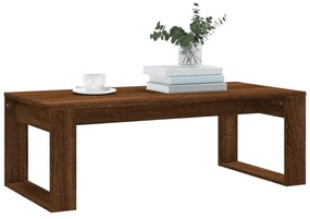 barna tölgyszínű szerelt fa dohányzóasztal 102x50x35 cm