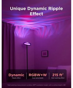 Govee-LED RGBICWW Fényerőszabályozható állólámpa UPLIGHTER MATTER LED/24W/230V Wi-Fi