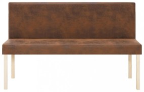 barna műbőr pad 139,5 cm