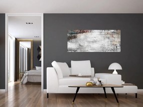 Kép - Absztrakt texturált vászon (120x50 cm)