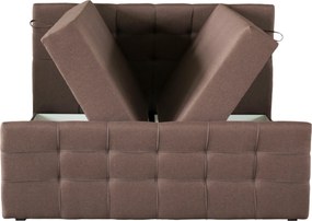 Boxspring ágy, 180x200, barna, BEST