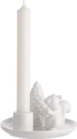SYLVAN SPIRIT porcelán gyertyatartó, mókus 8cm