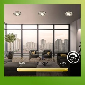 Briloner 7587032-SZETT 3xLED Fürdőszobai süllyesztett lámpa KLIRA 1xLED/4,9W/230V IP23 króm