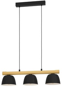 Eglo 43739 - Csillár zsinóron SHERBURN 3xE27/40W/230V