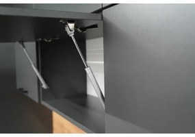 ELISE 180 cm-es grafit konyhablokk