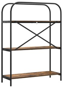 Könyvespolc Füstölt tölgy 80 x 30 x 109 cm Faanyag