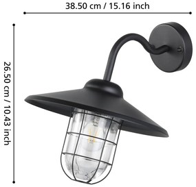 Fali kültéri lámpa (magasság 25 cm) MELGOA – EGLO