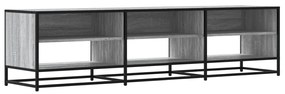 szürke sonoma színű szerelt fa TV-szekrény 180 x 40 x 46 cm
