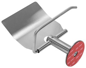 Falra szerelhető wc papír tartó Nickel Brush INOX 322219