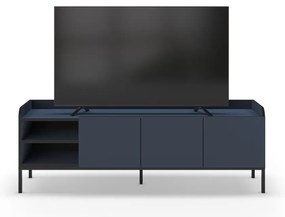 Kék TV-állvány 160x55x42 cm Adara – Marckeric