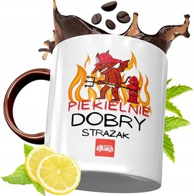 Bordó Bögre Tűzoltónak Születésnapi Ajándék fényképes nyomattal