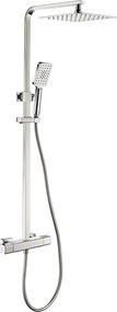 NAESBY termosztátos csaptelepes zuhanyszett, fényes króm
