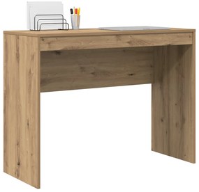vidaXL Íróasztal Kézműves tölgy Szerelt fa 100 x 40 x 76 cm Íróasztal