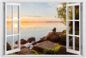 Poszterek 60x40 Kövek fák tenger