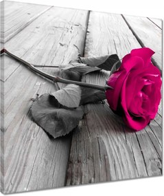Vászonkép 40x40 Gyönyörű rózsa a hídon