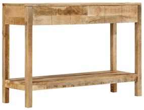 tömör mangófa tálalóasztal 2 fiókkal 110 x 35 x 75 cm