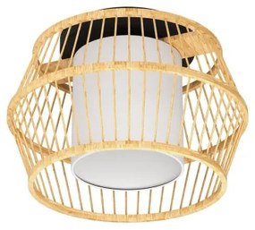Eglo 390232 - Mennyezeti lámpa MONTERROSO 1xE27/40W/230V bambusz