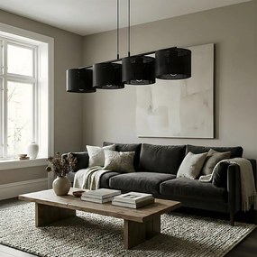 Emibig modern függeszték lux fekete emi1670/4