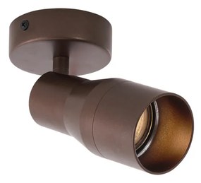 Modern mennyezeti spotlámpa sötét bronz GU10 50 mm kerek - Stanley