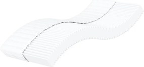 vidaXL fehér H2/H3 keménységű habmatrac 100 x 210 cm