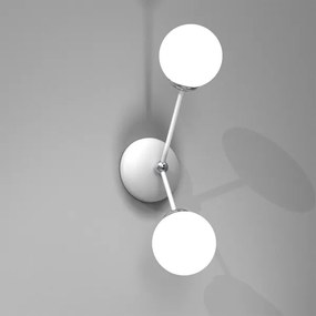 Fali lámpa JOY 2xE14/40W/230V fehér/fényezett króm