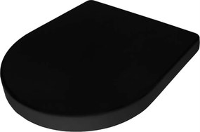 Lavita Rea Mexen fekete U alakú WC-ülőke