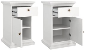 Provence II éjjeliszekrény, fehér