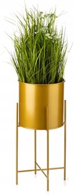 Arany Színű Fém Virágágyás Virágtartóval 55 cm
