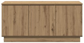 TV Szekrény Tölgyfa 100x38x49 cm Szerelt Fa