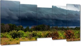 Festmények 150x80 Ősz Hegyek Folyó Fák