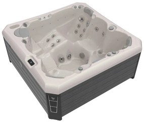 Malaga Life Deluxe jakuzzi pearl white