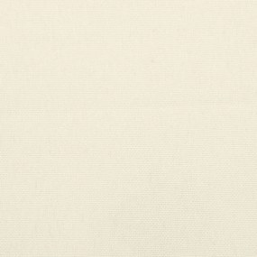 2 db krémfehér oxford szövet kerti padpárna 200 x 50 x 7 cm