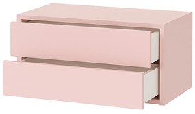 Boxie 2 fiókos fali szekrény 40x80x37 cm pink