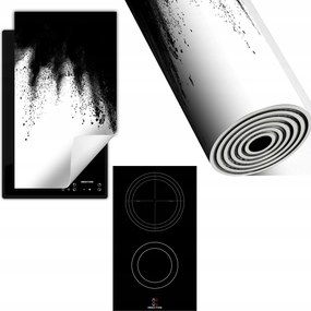 Indukciós Védőszőnyeg Konyhapult 30x52 fehér robbanás