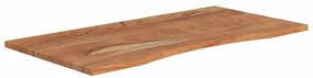 tömör akácfa téglalap alakú asztallap 120 x 60 x 2,5 cm