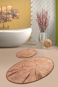 Wood mintás fürdőszobai szőnyeg