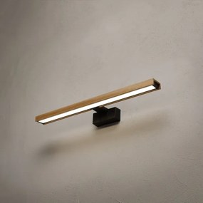 BRILAGI - LED fürdőszobai tükörvilágítás 3 az 1-ben WOODY MIRROR LED/12W/230V IP44 fekete/tölgy